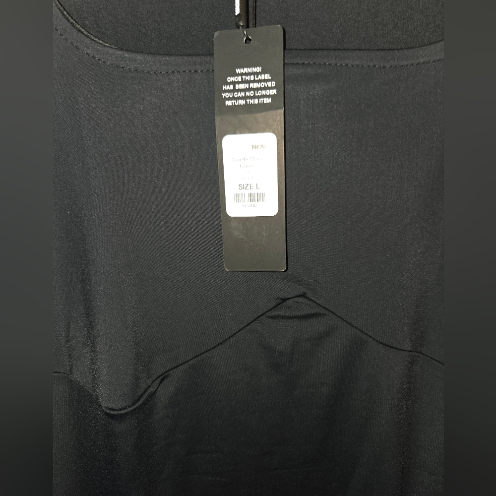 NWT!! Fashion Nova Elegant Black Long Sleeve Dress - Picture 7 of 7